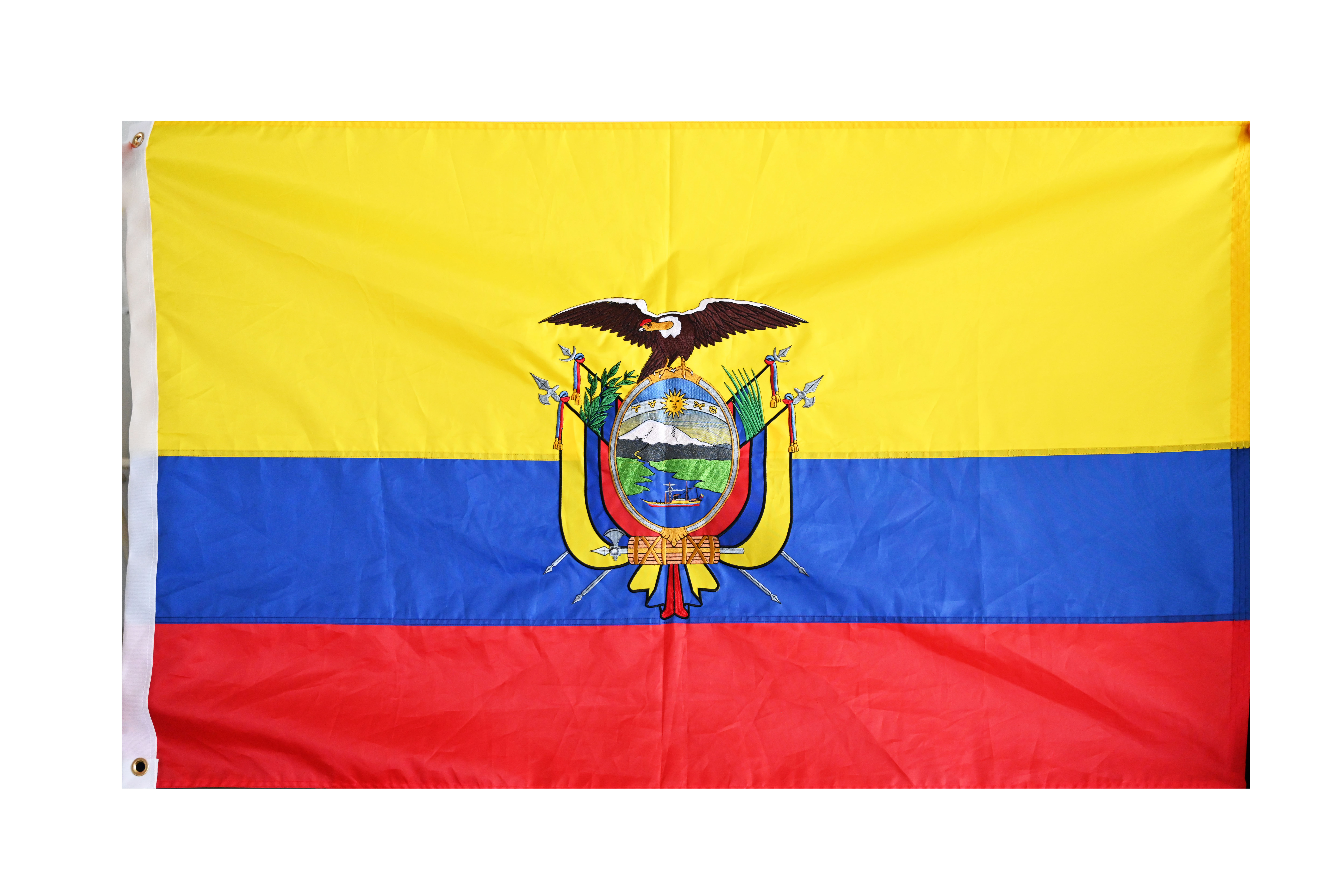 Embroidered Ecuador Flag