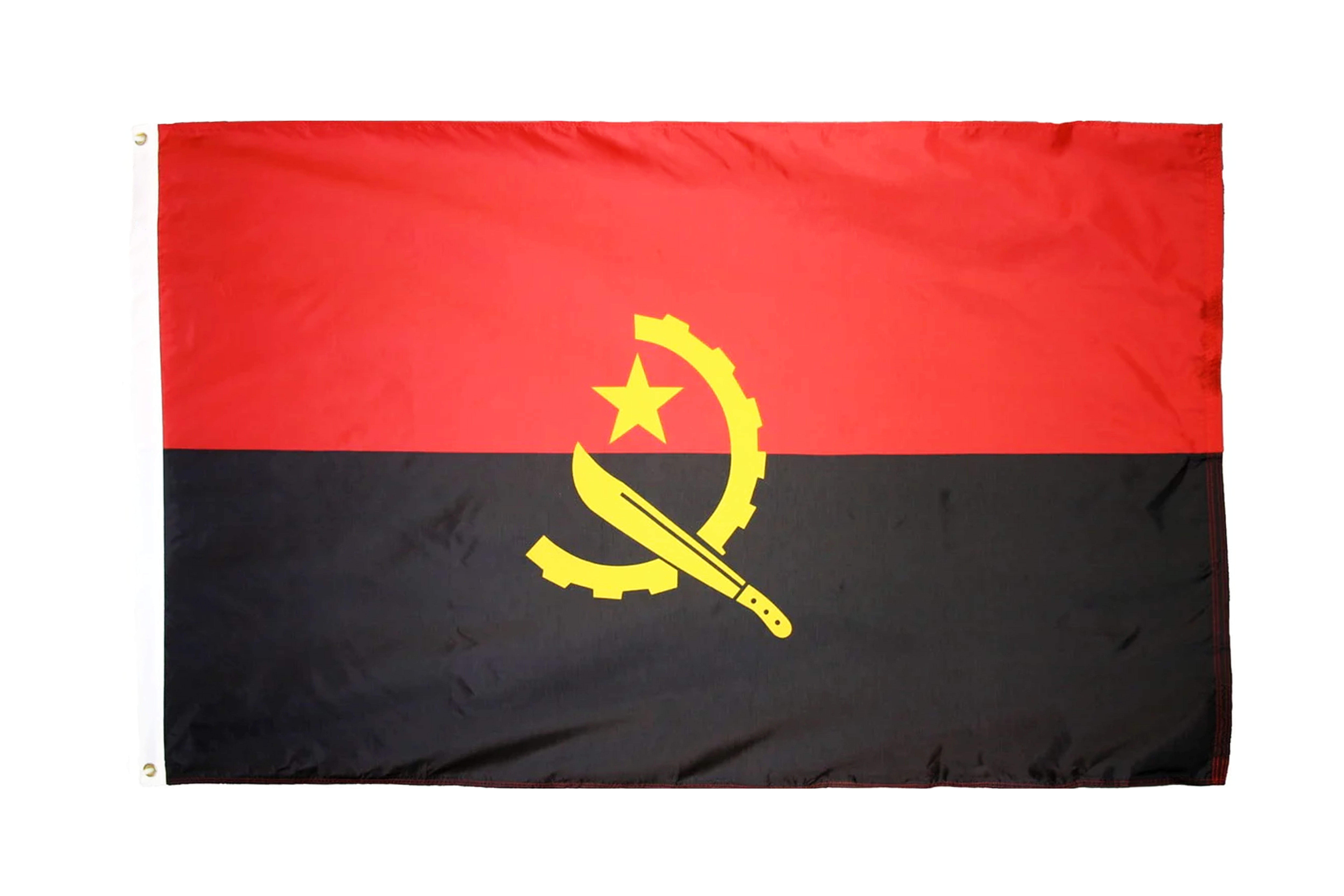 Angola Flag  Printed Fla