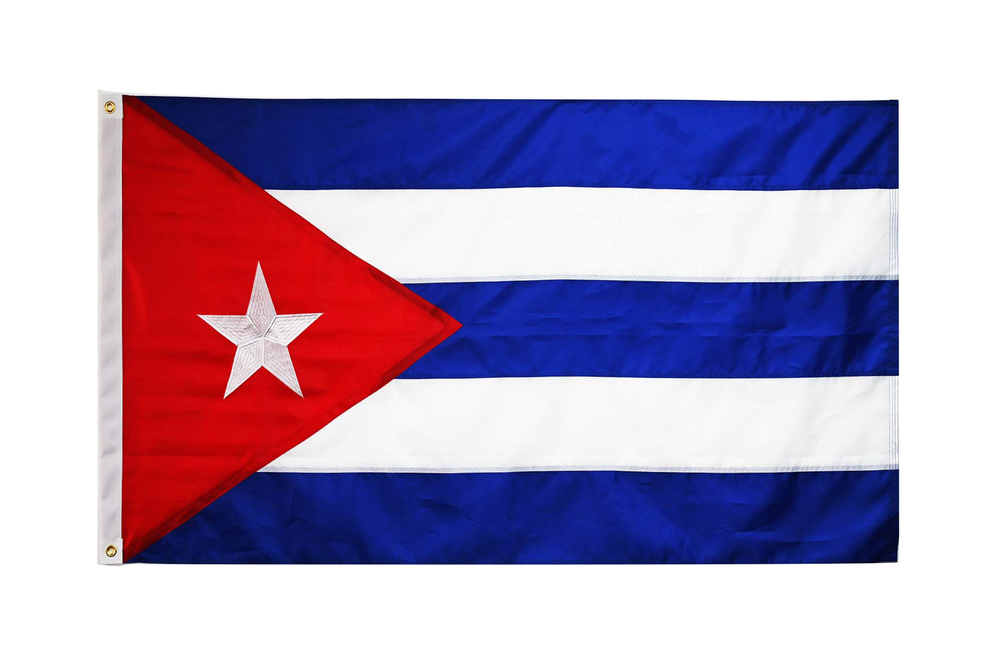 3'x5' Cuba Embroidered F